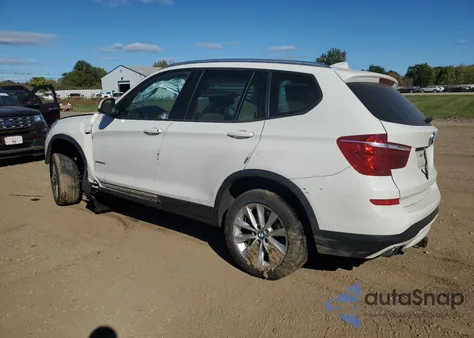 2017 BMW X3 xDrive28I из США, поврежденный, VIN 5UXWX9C31H0W70859